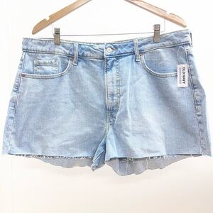 Old Navy high rise OG straight Blue Denim Shorts